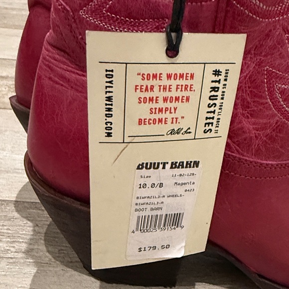Idyllwind By Miranda Lambert Pink Western Short Boots NWT Size 10 Magenta - Picture 15 of 15